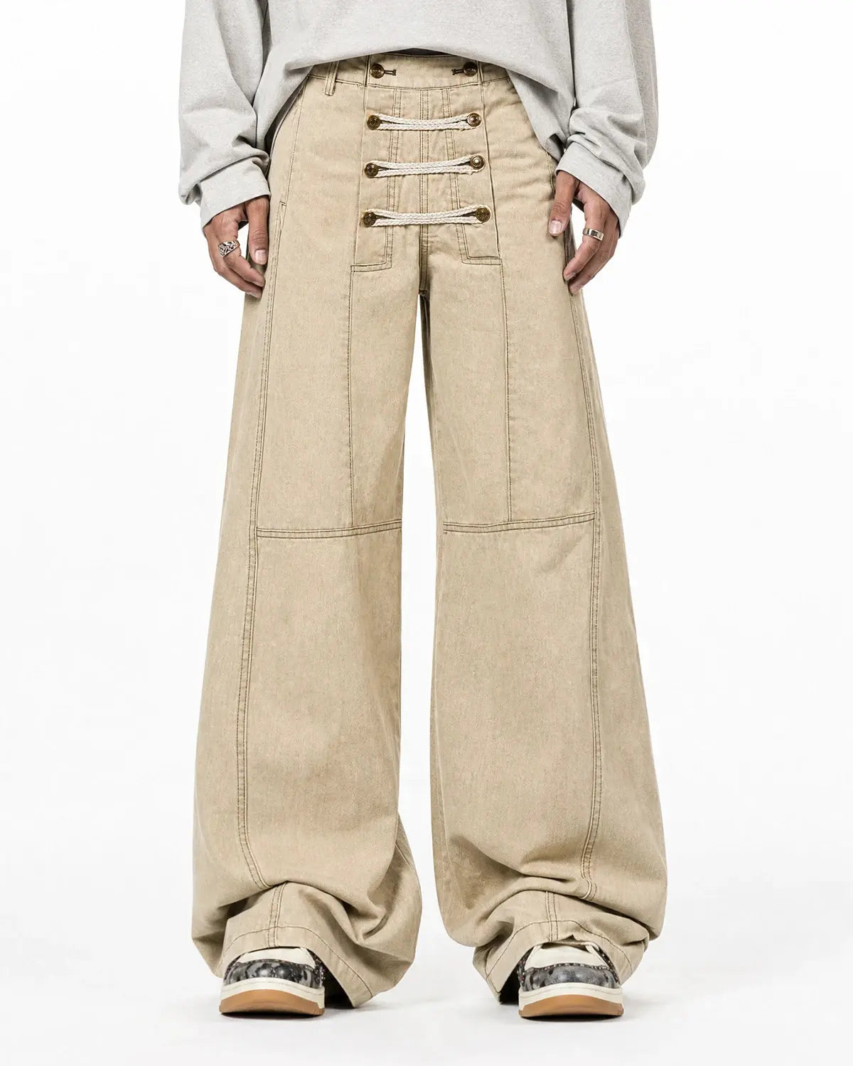 Braided Rope Barrel Pants | Inflation Streetwear