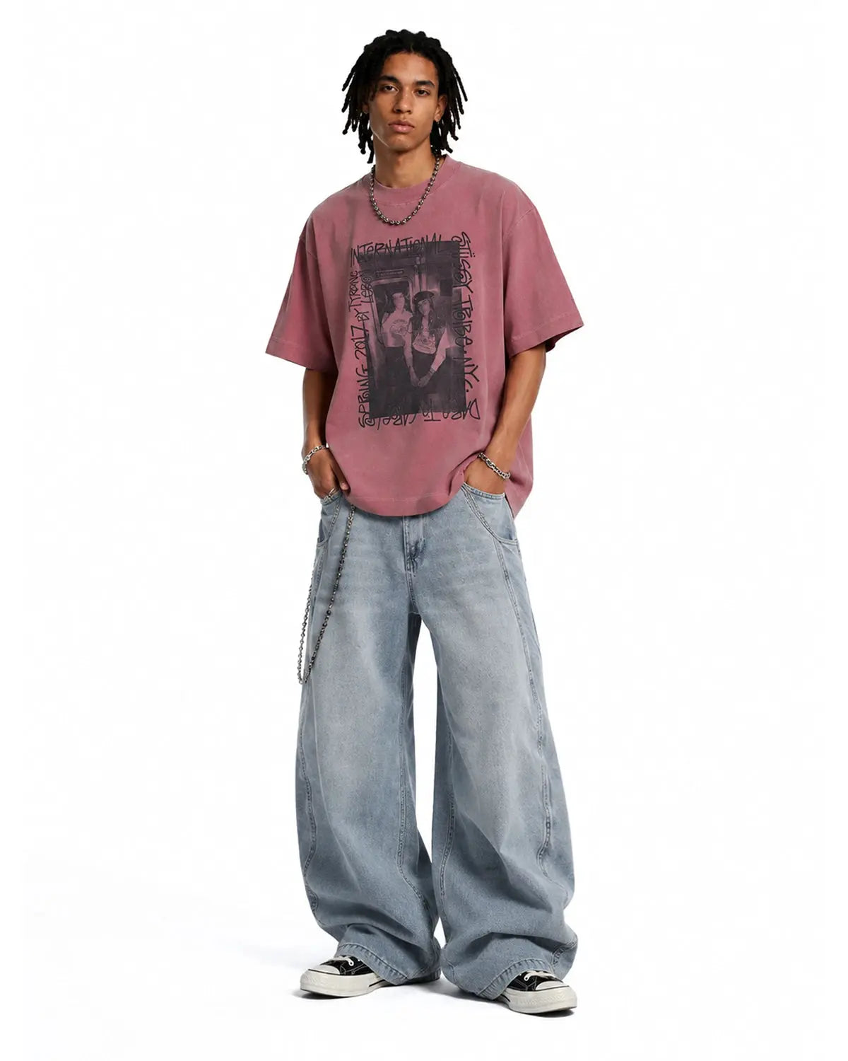 Vintage Graphic Washed Oversized T-Shirt | Inflation Streetwear