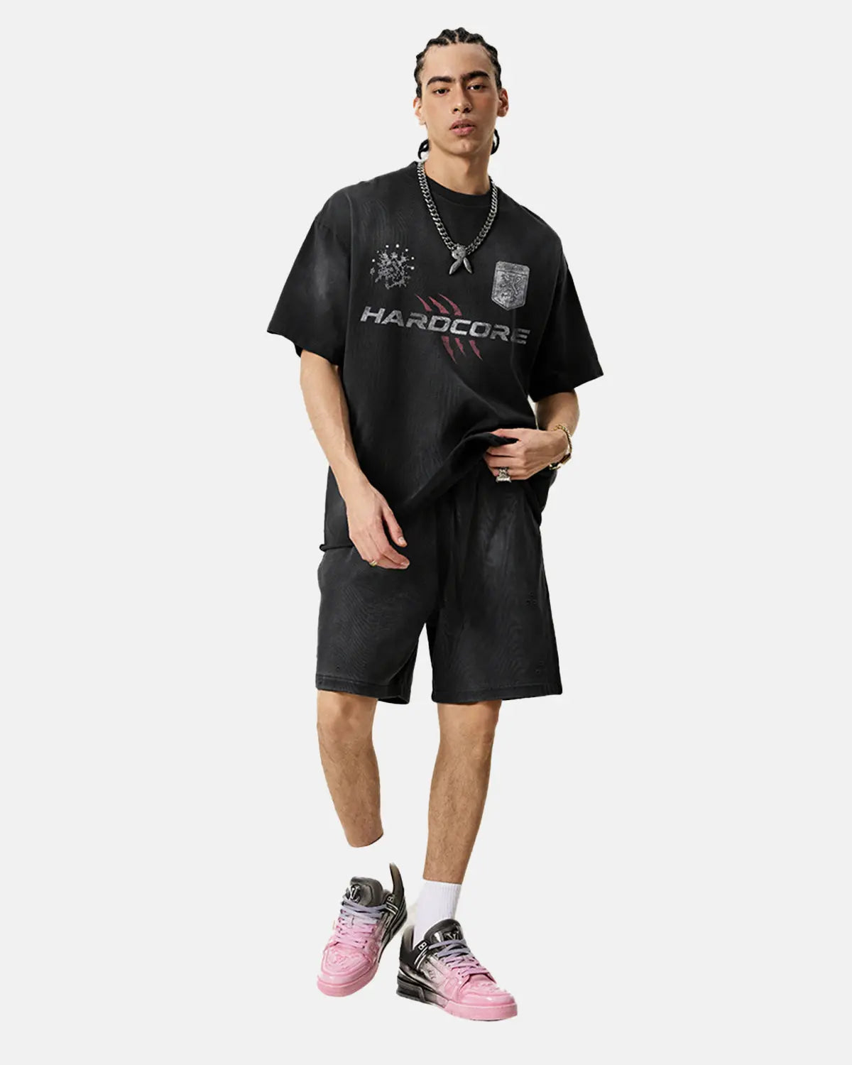 Distressed Washed Graphic T-Shirt | Inflation Streetwear