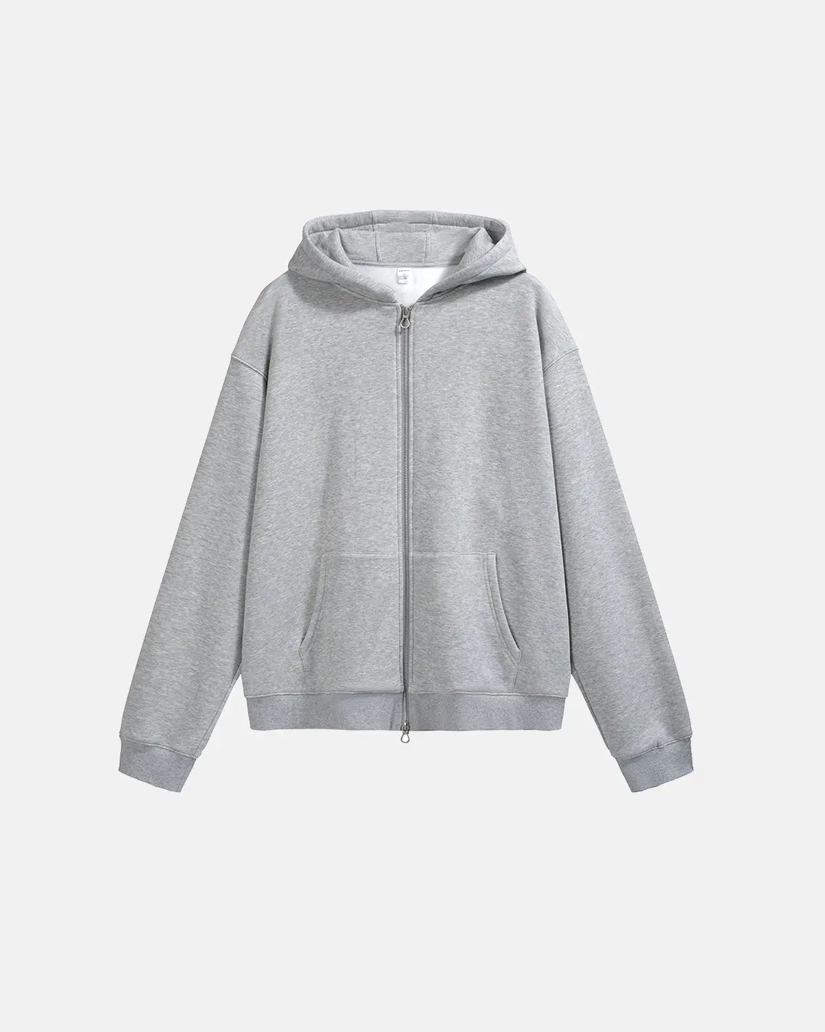 Fleece Zip-Up Oversized Hoodies | Inflation Streetwear