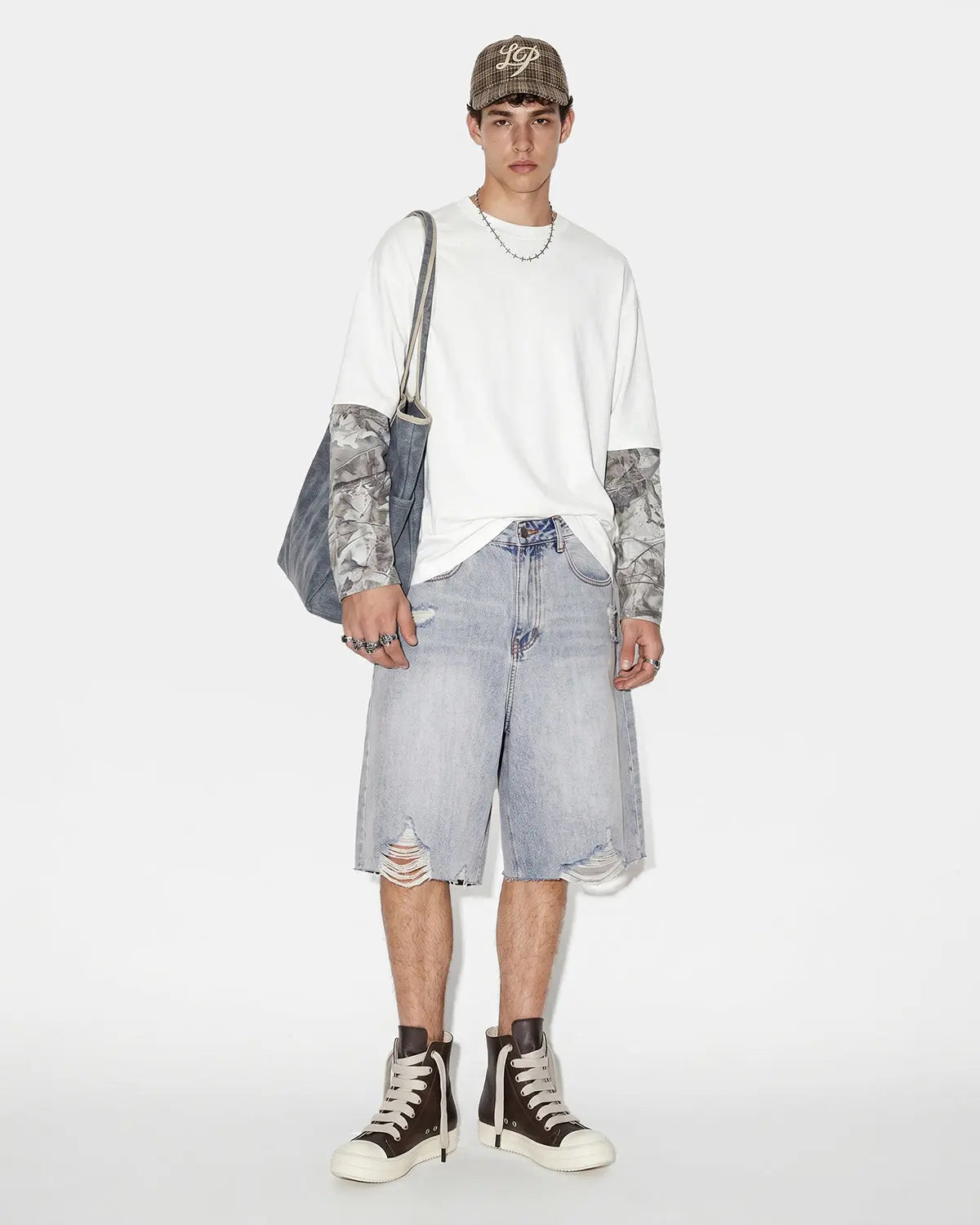 Adjustable Waist Baggy Jorts | Inflation Streetwear