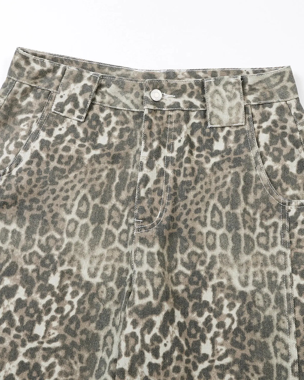 Leopard Print Baggy Shorts | Inflation Streetwear