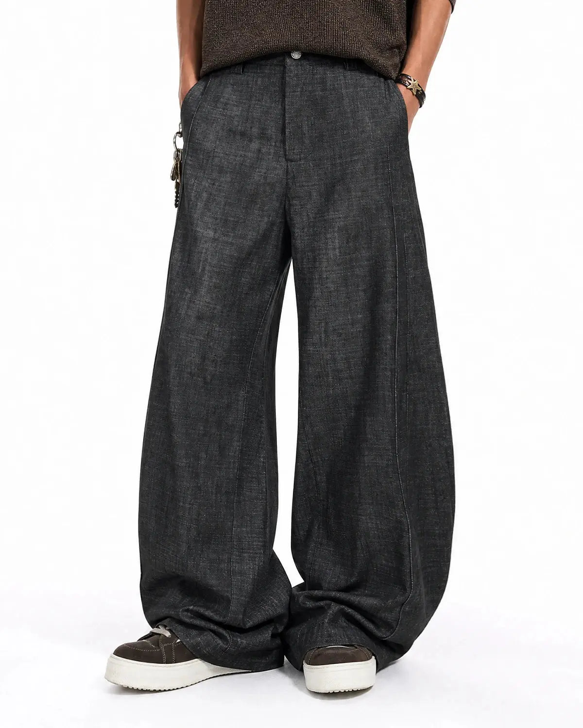 Lightweight Structured Barrel Jeans | Inflation Streetwear