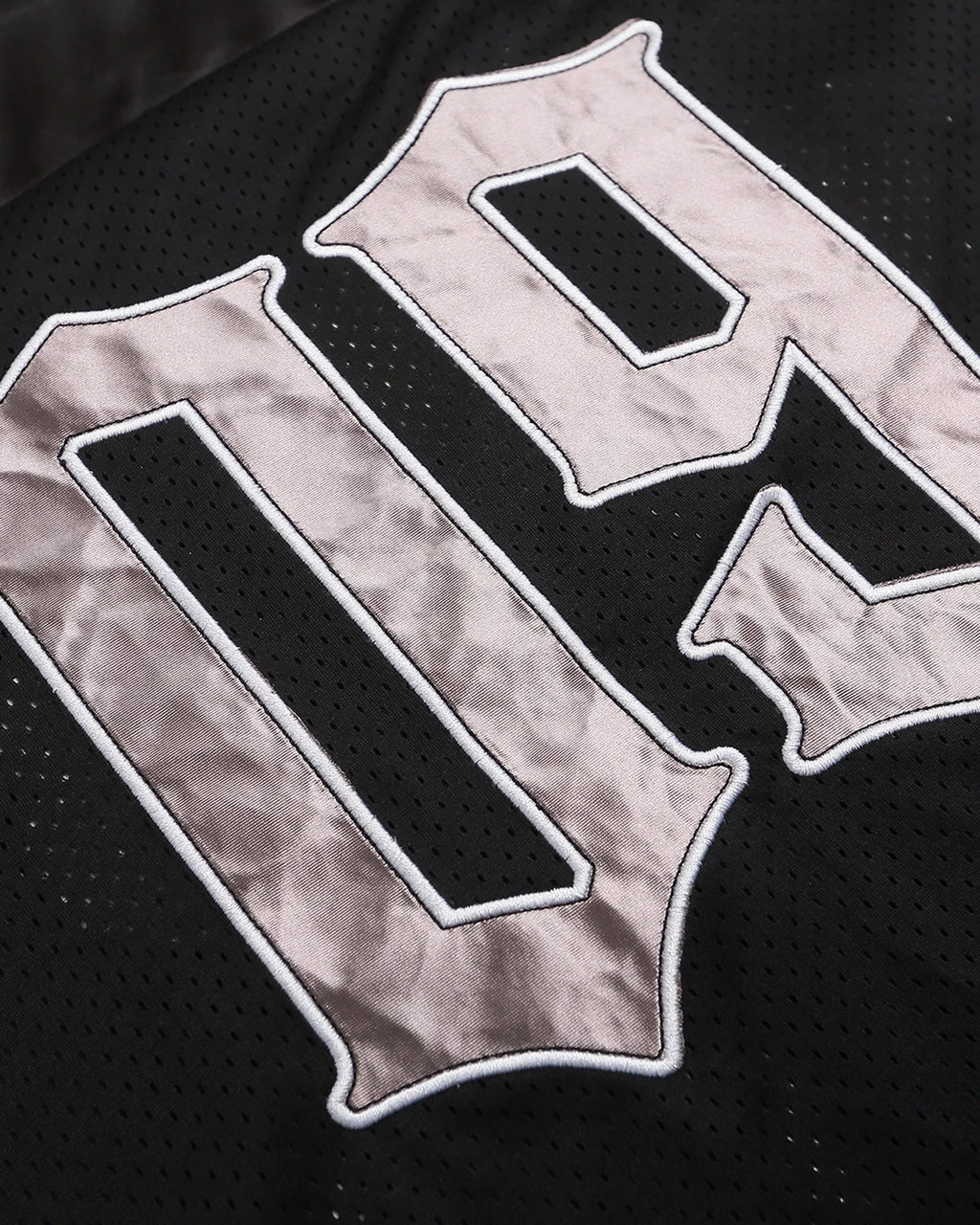 Gothic Embroidered Mesh Jersey | Inflation Streetwear