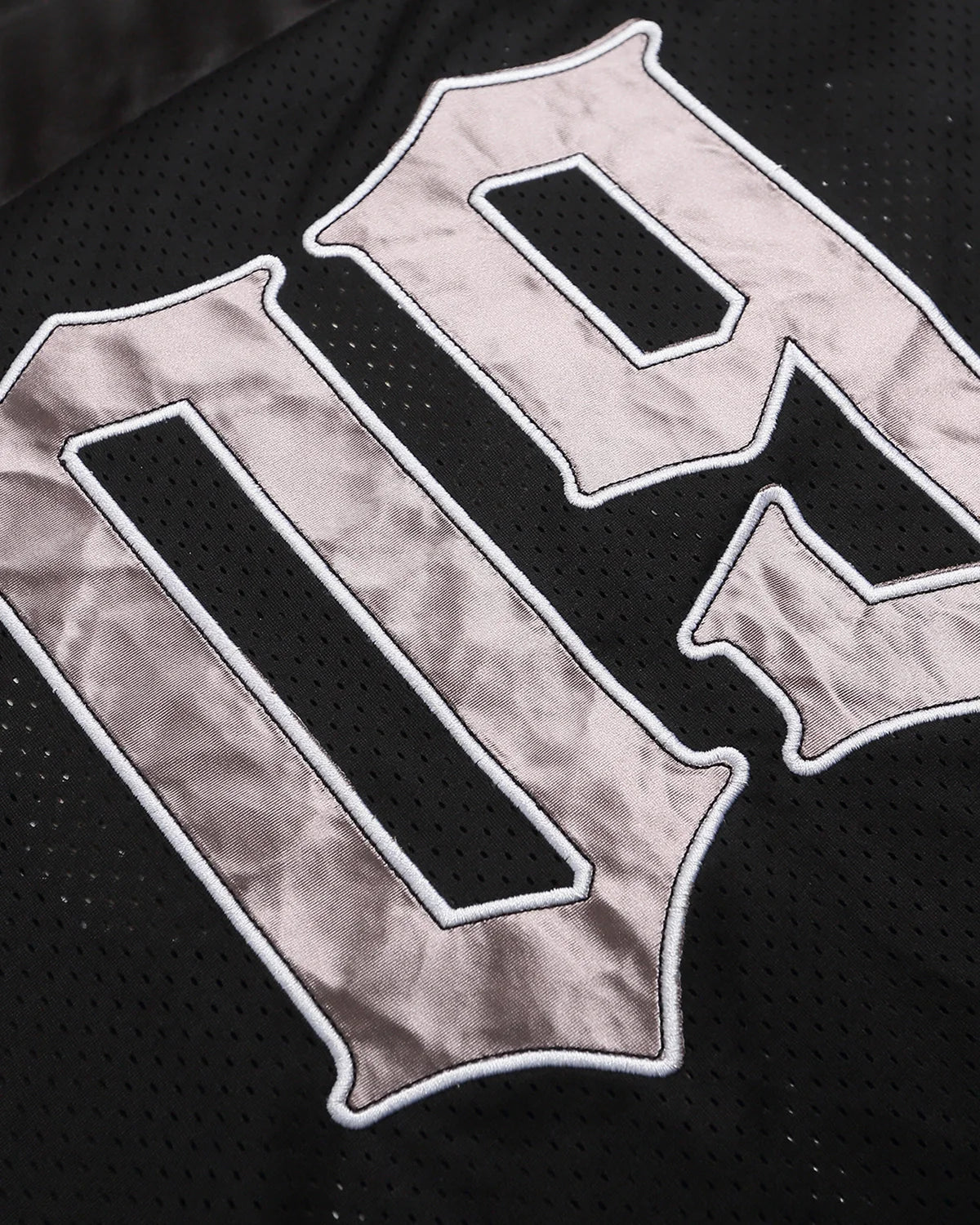 Gothic Embroidered Mesh Jersey | Inflation Streetwear