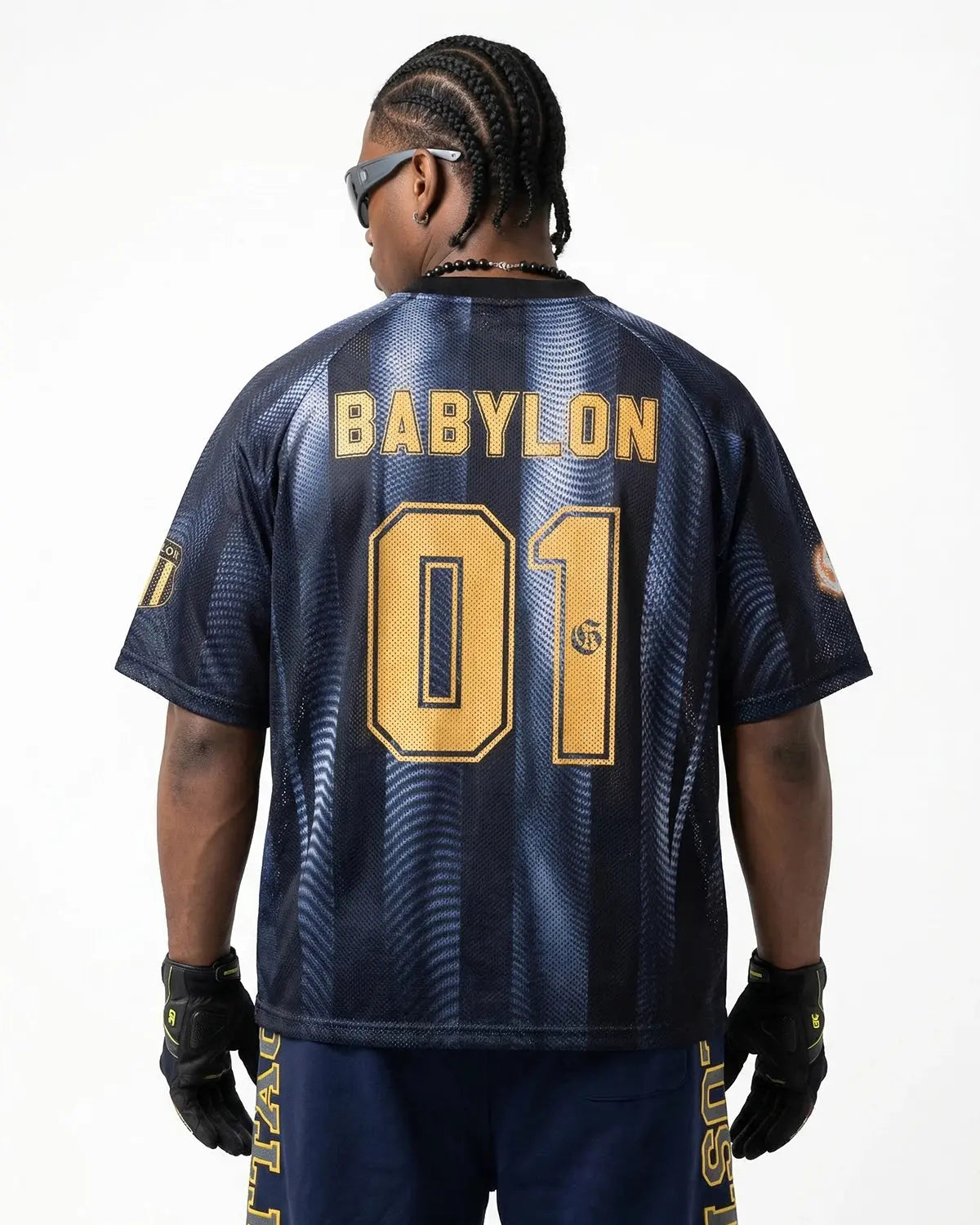 Gradient Pattern Mesh Jersey | Inflation Streetwear