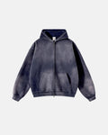 Acid Washed Zip Up Hoodies | Inflation Streetwear
