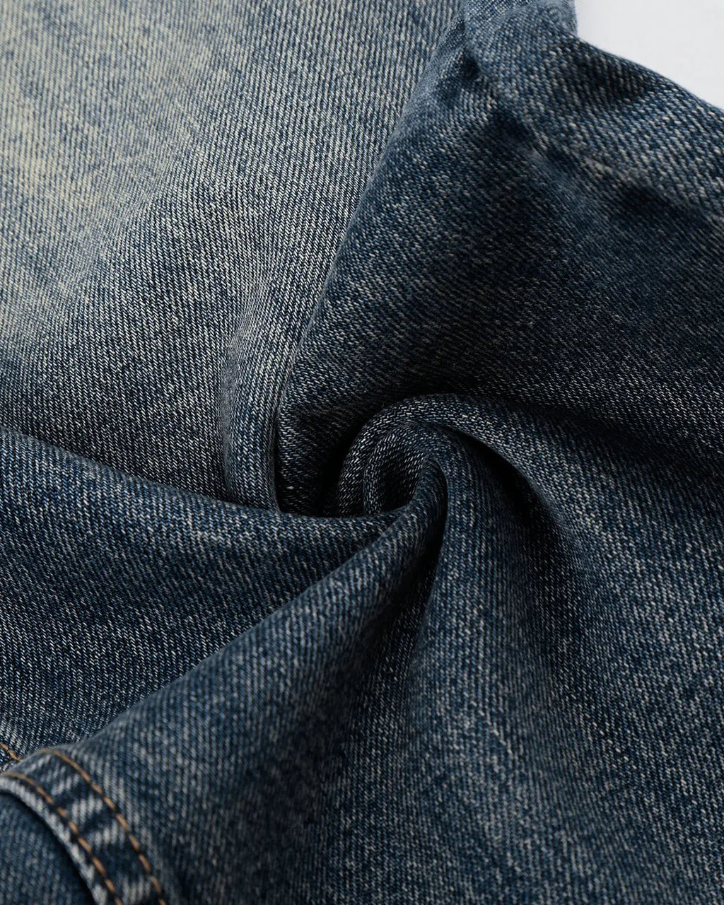 Whisker Wash Distressed Baggy Jeans | Inflation Streetwear