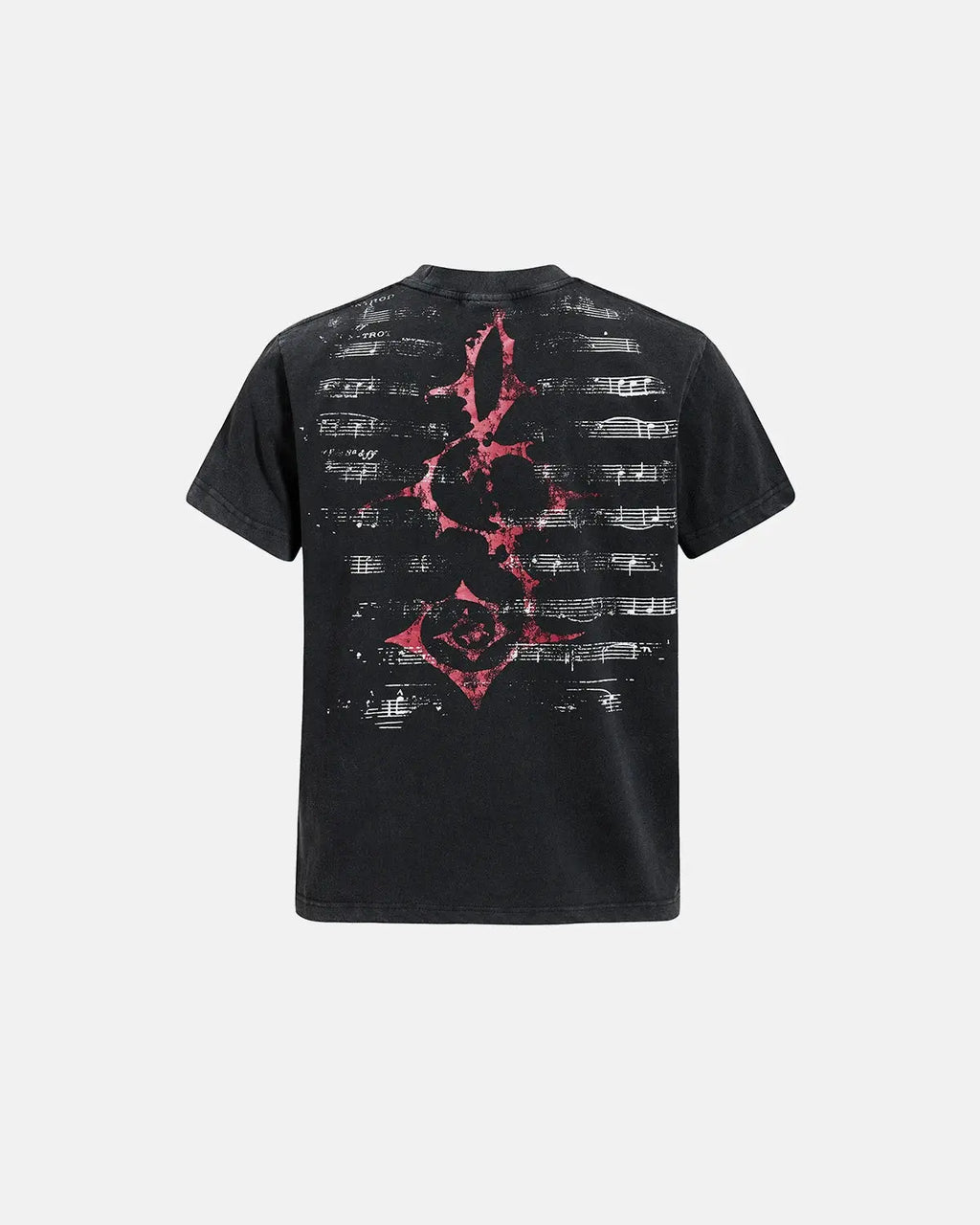 Acid Washed Music Graphic T-Shirt | Inflation Streetwear