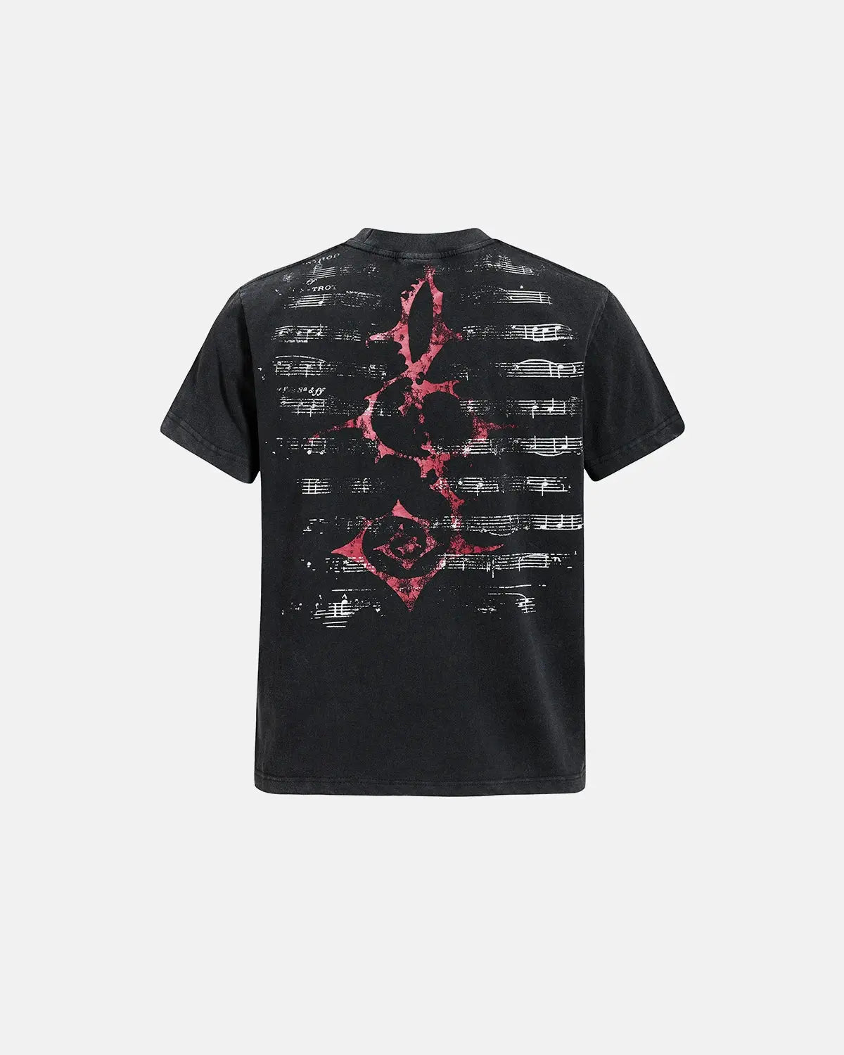 Acid Washed Music Graphic T-Shirt | Inflation Streetwear