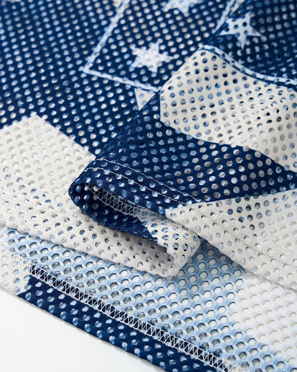 Star Graphic Oversized Mesh Jersey | Inflation Streetwear