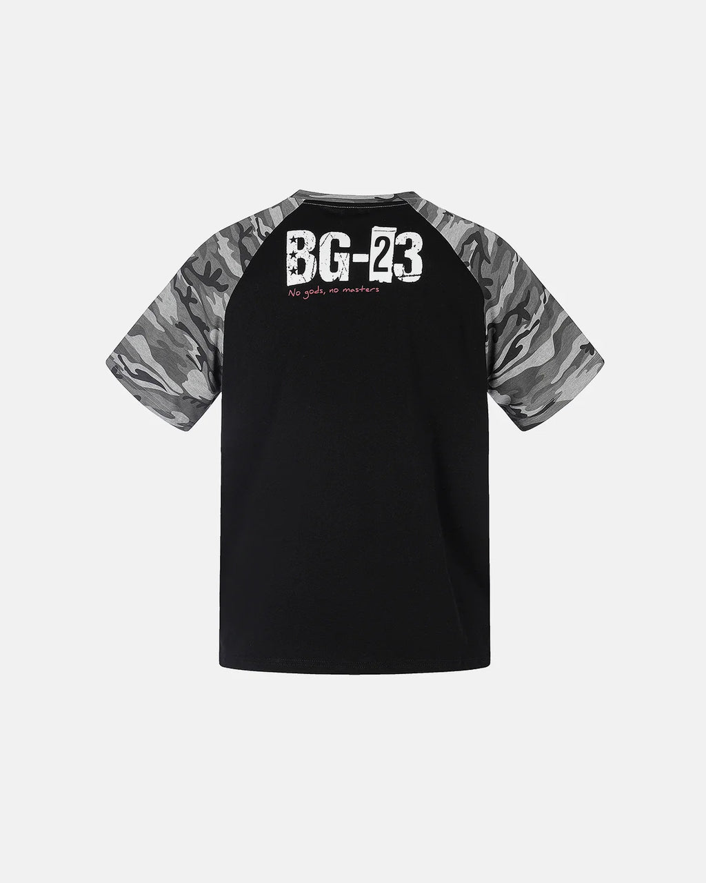 Camo Sleeve Graphic Boxy T-Shirt | Inflation Streetwear