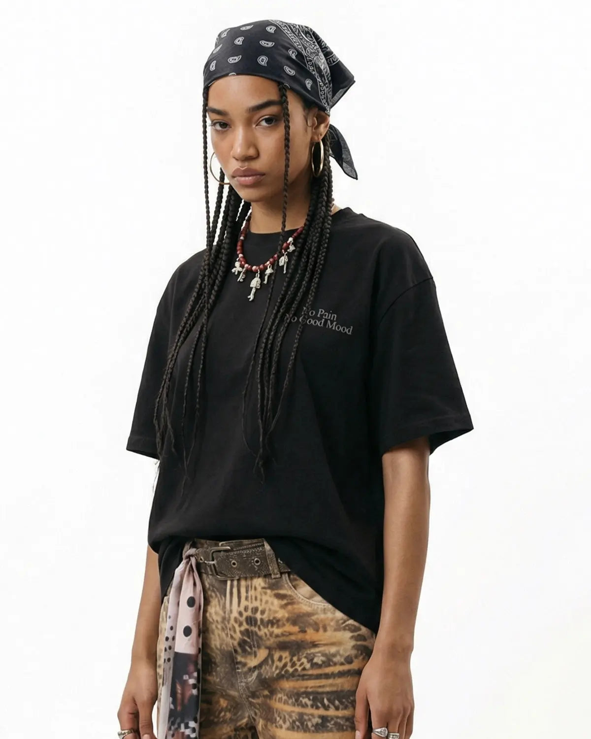 Distressed Reflective Washed T-Shirt | Inflation Streetwear