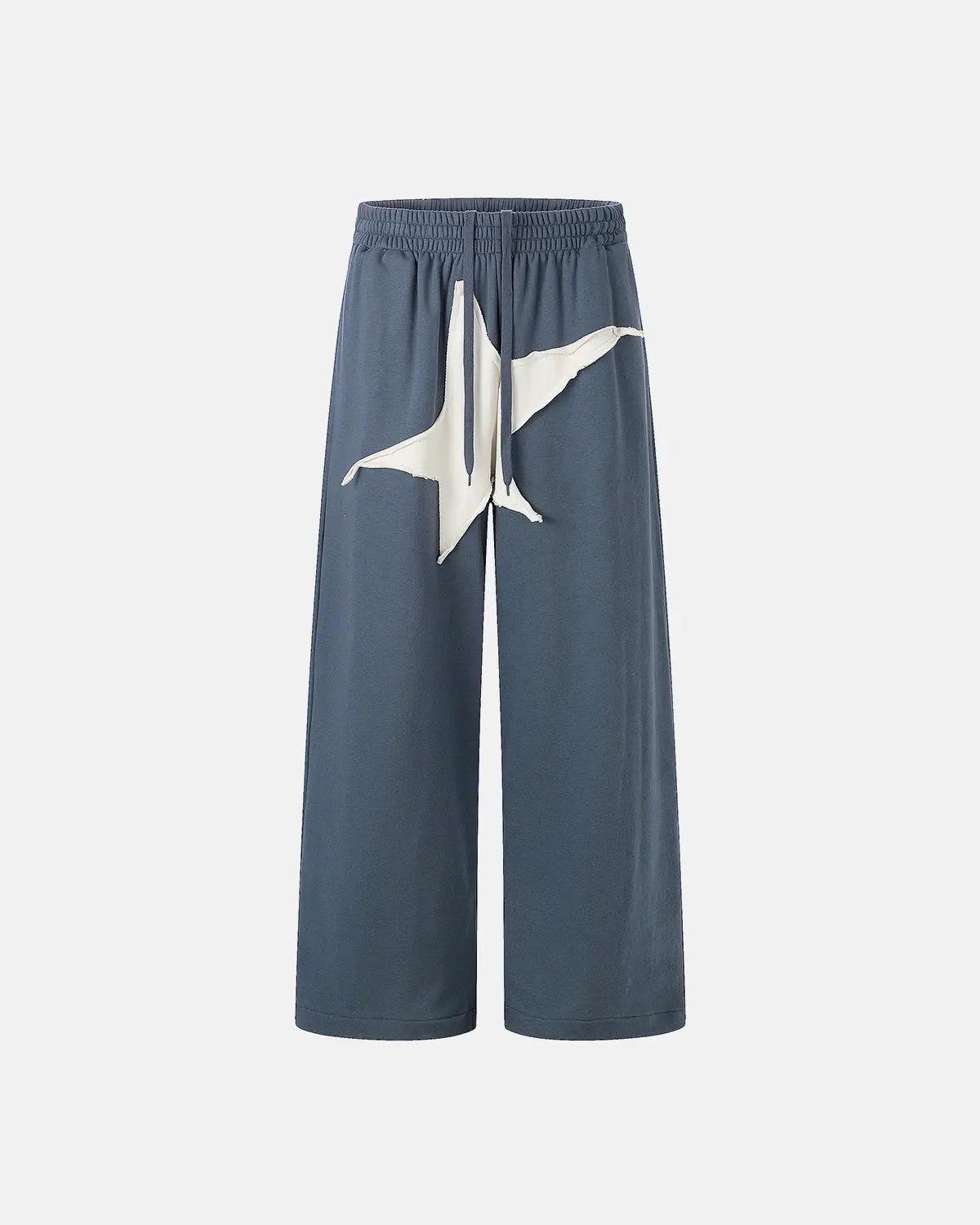 Star Patch Baggy Wide-Leg Sweatpants | Inflation Streetwear