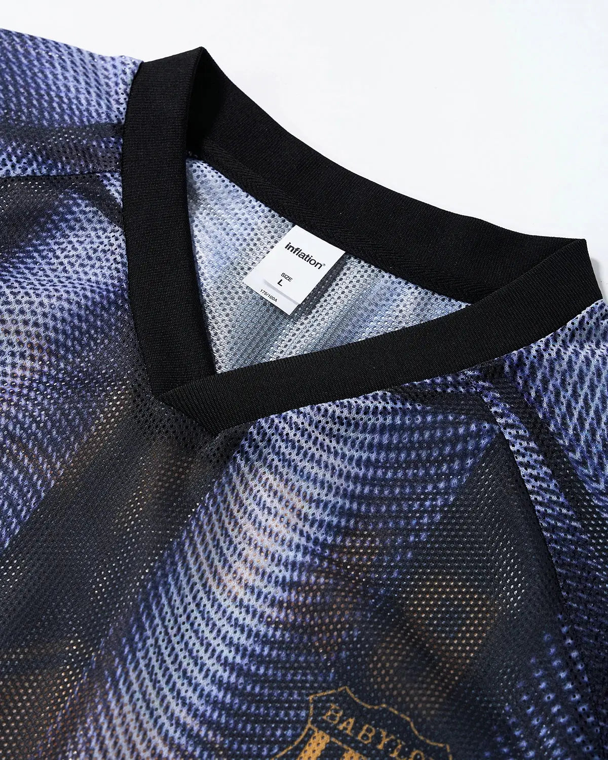 Gradient Pattern Mesh Jersey | Inflation Streetwear