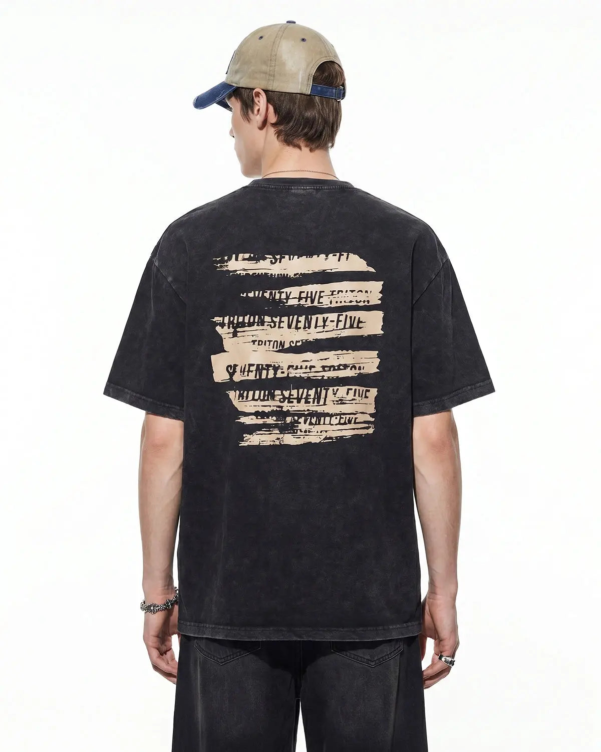Retro Washed Graphic Cotton T-Shirt | Inflation Streetwear