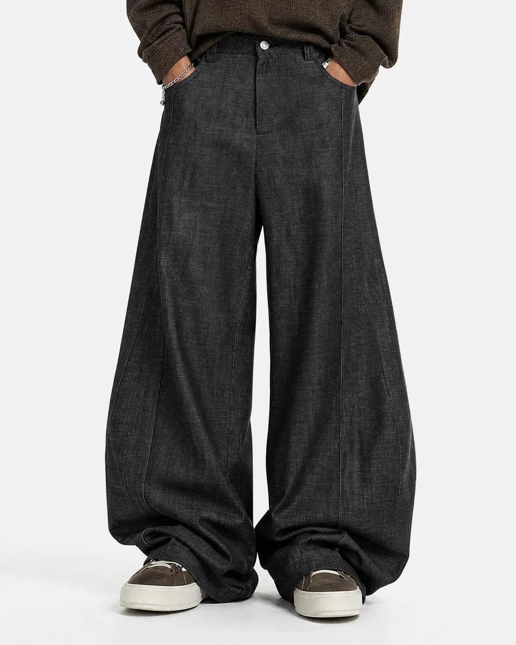 Lightweight Structured Barrel Jeans | Inflation Streetwear