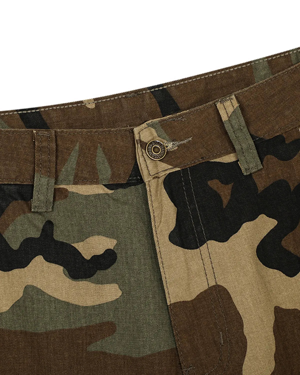 Camo Cargo Longline Shorts | Inflation Streetwear