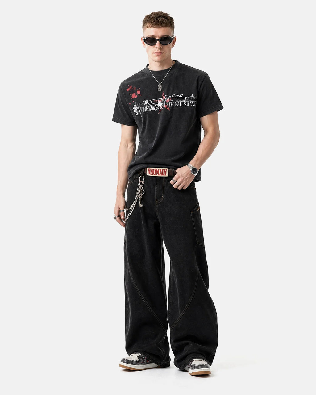 Acid Washed Music Graphic T-Shirt | Inflation Streetwear