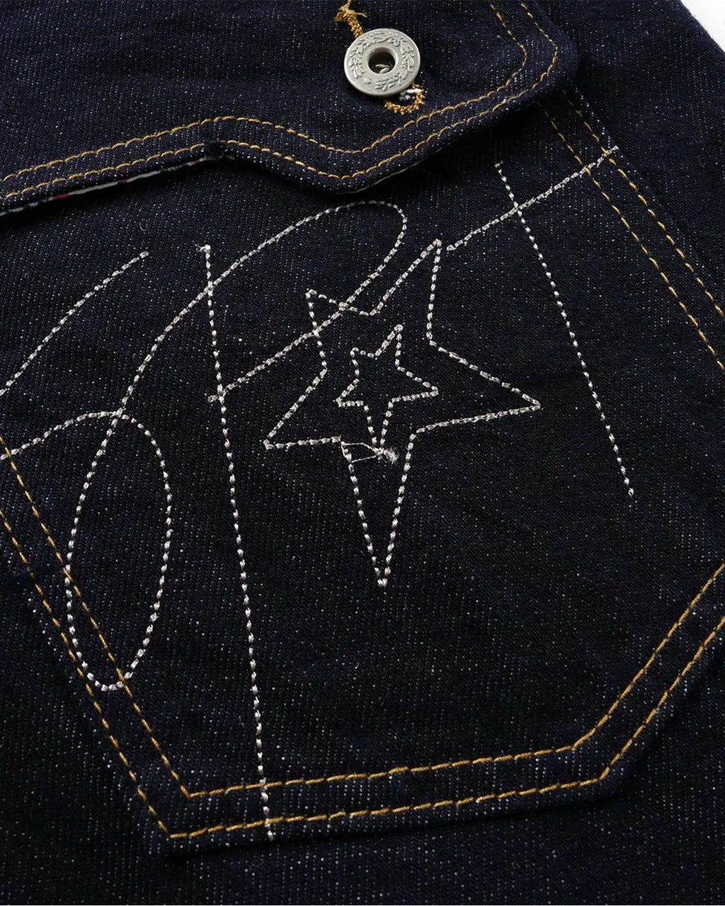 Selvedge Buckle Baggy Jeans | Inflation Streetwear