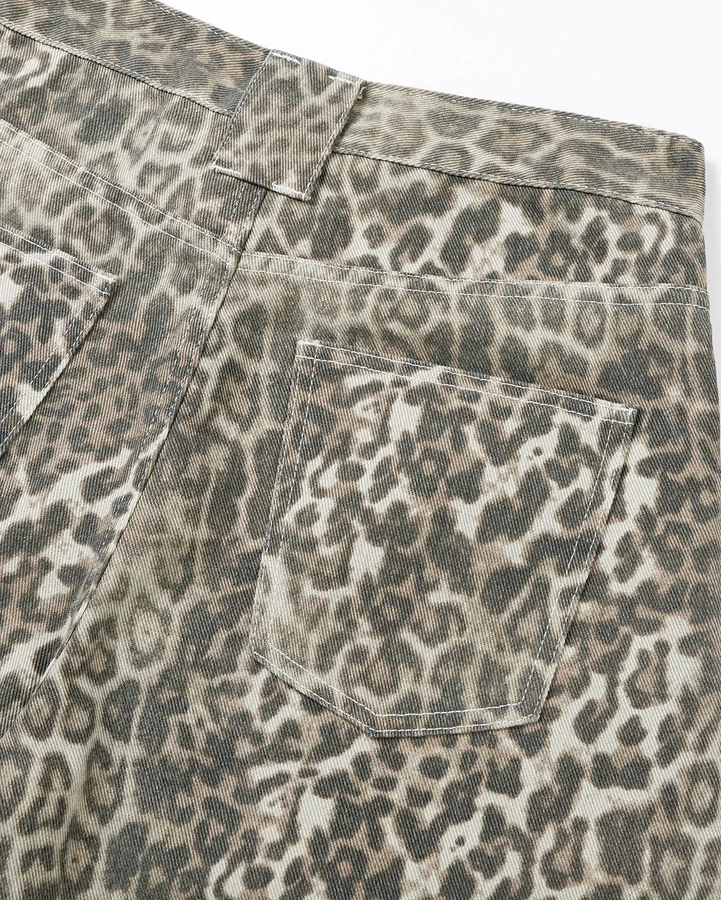 Leopard Print Baggy Shorts | Inflation Streetwear