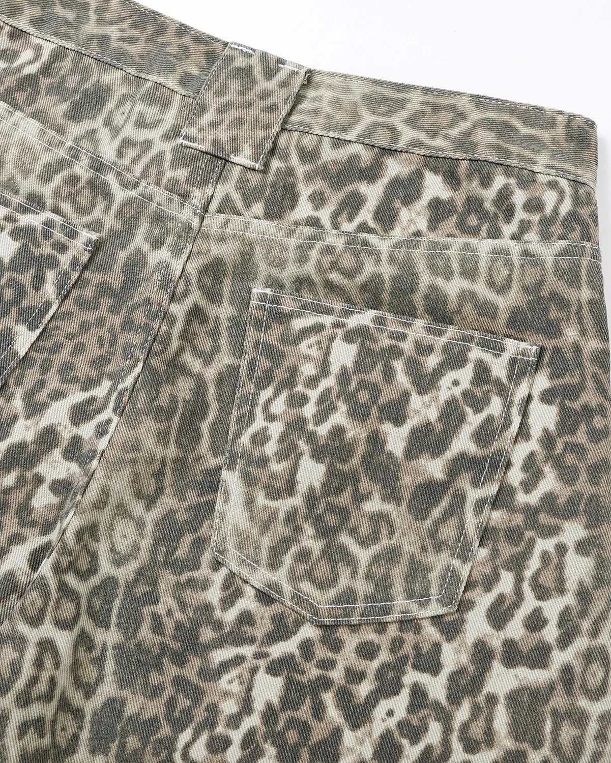 Leopard Print Baggy Shorts | Inflation Streetwear