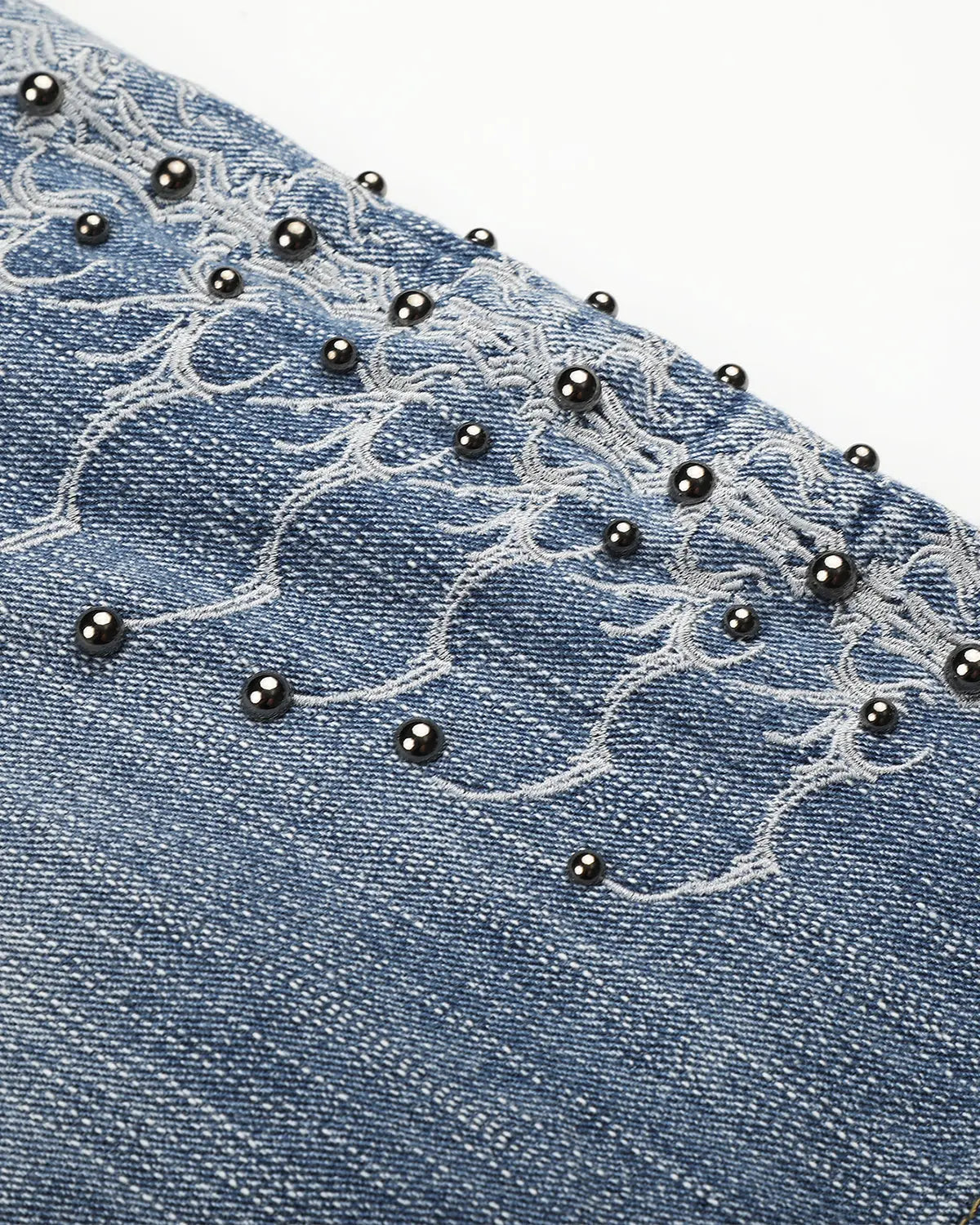 Studded Bamboo Weave Jorts | Inflation Streetwear
