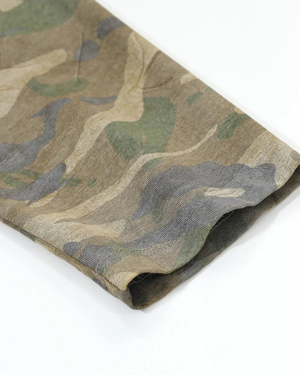 Camo Sleeve Layered Graphic T-Shirt | Inflation Streetwear