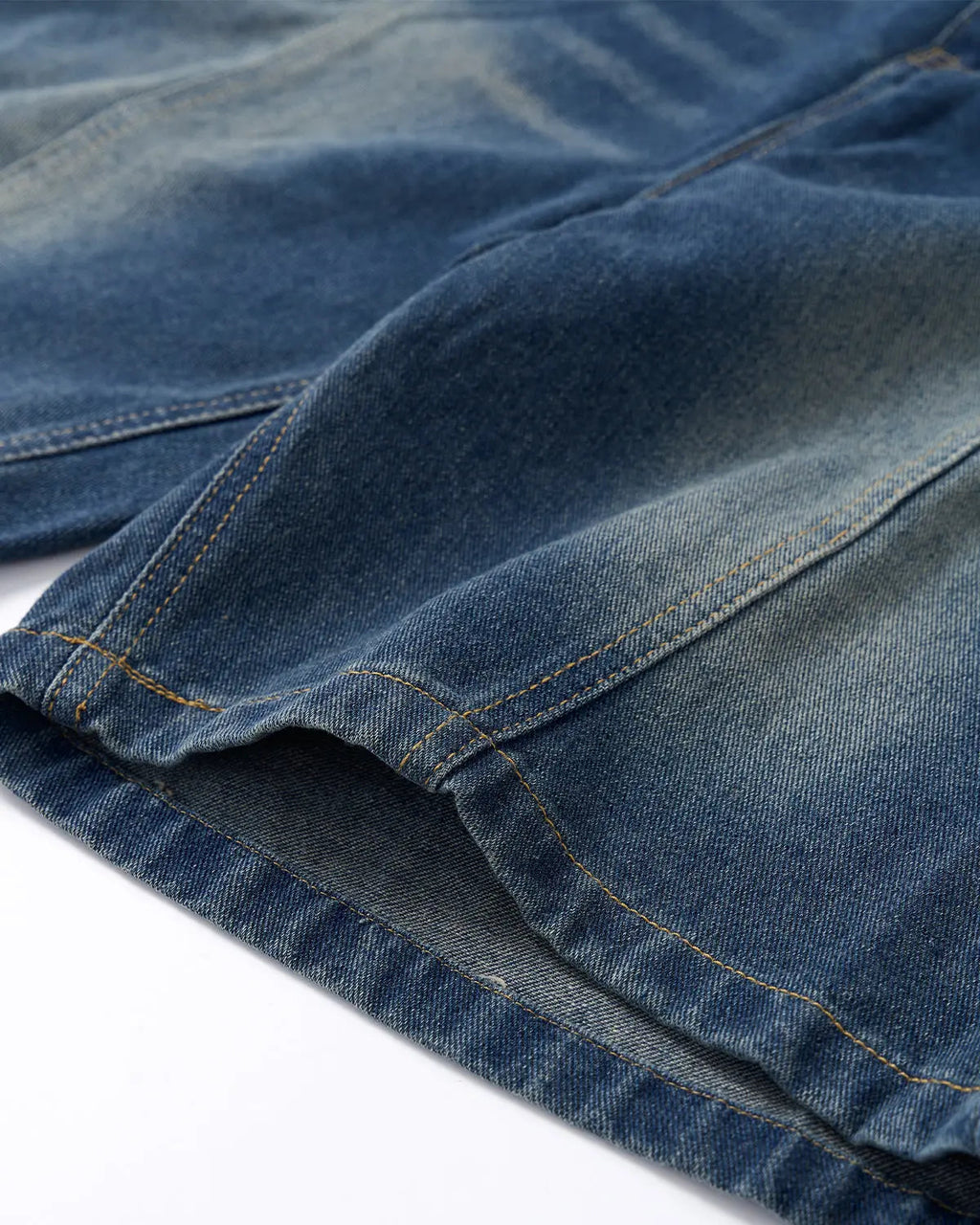Deconstructed Washed Denim Jorts | Inflation Streetwear