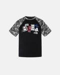 Camo Sleeve Graphic Boxy T-Shirt | Inflation Streetwear