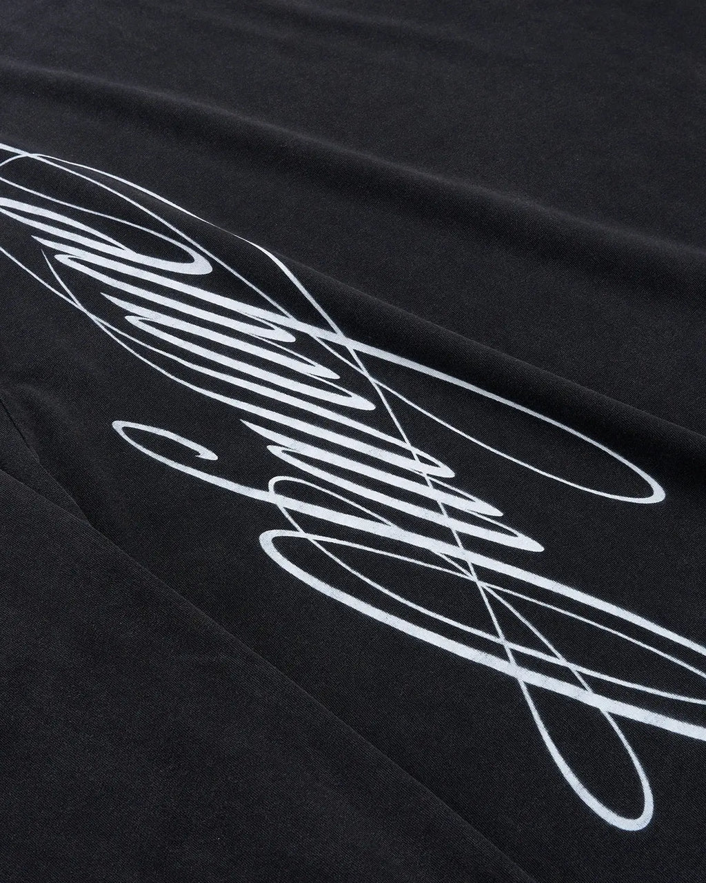 Boxy Script Graphic Washed T-Shirt | Inflation Streetwear