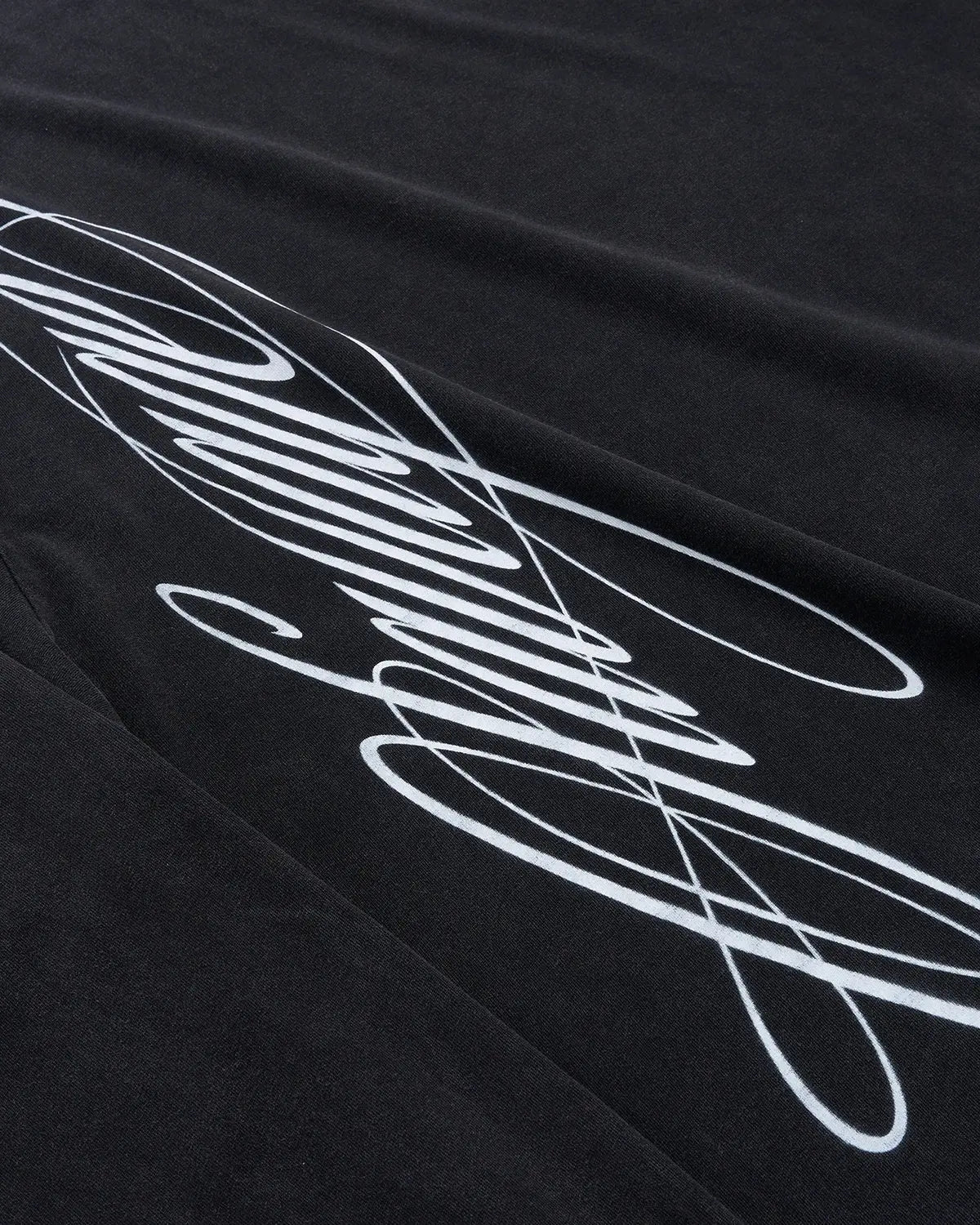 Boxy Script Graphic Washed T-Shirt | Inflation Streetwear