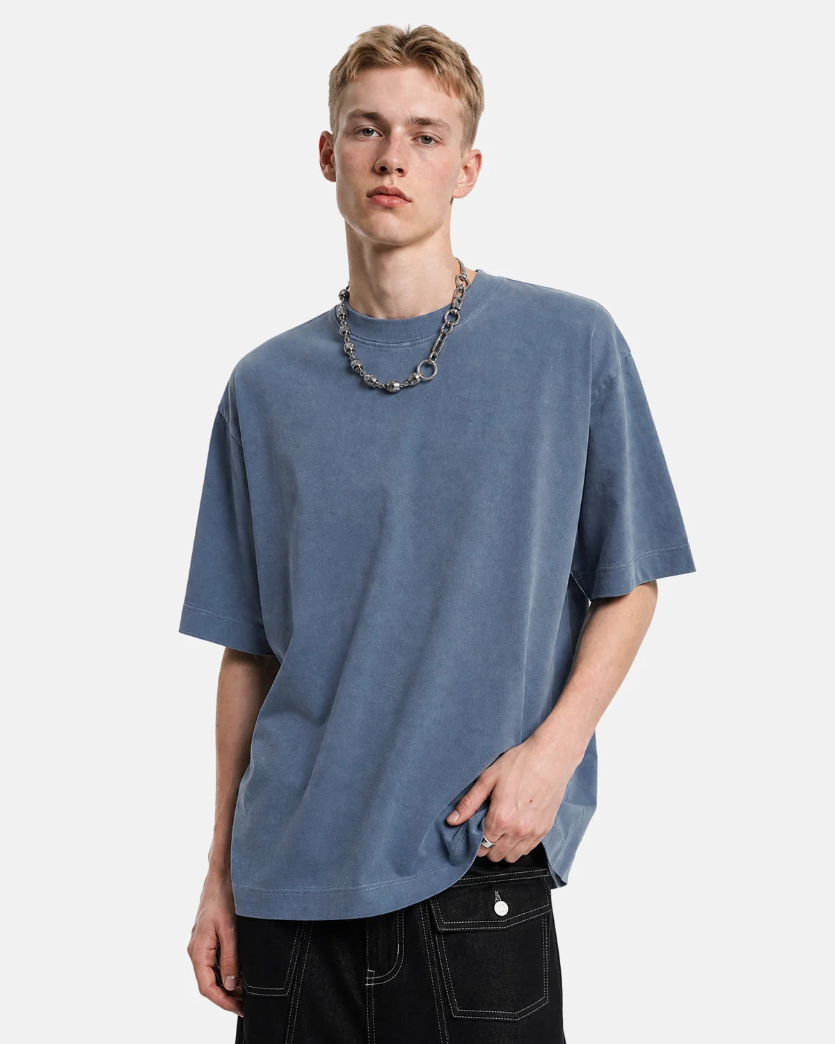 Acid Washed Cotton T-Shirt | Inflation Streetwear