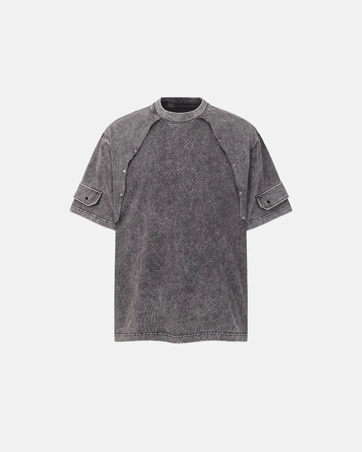Deconstructed Washed Oversized T-Shirt | Inflation Streetwear