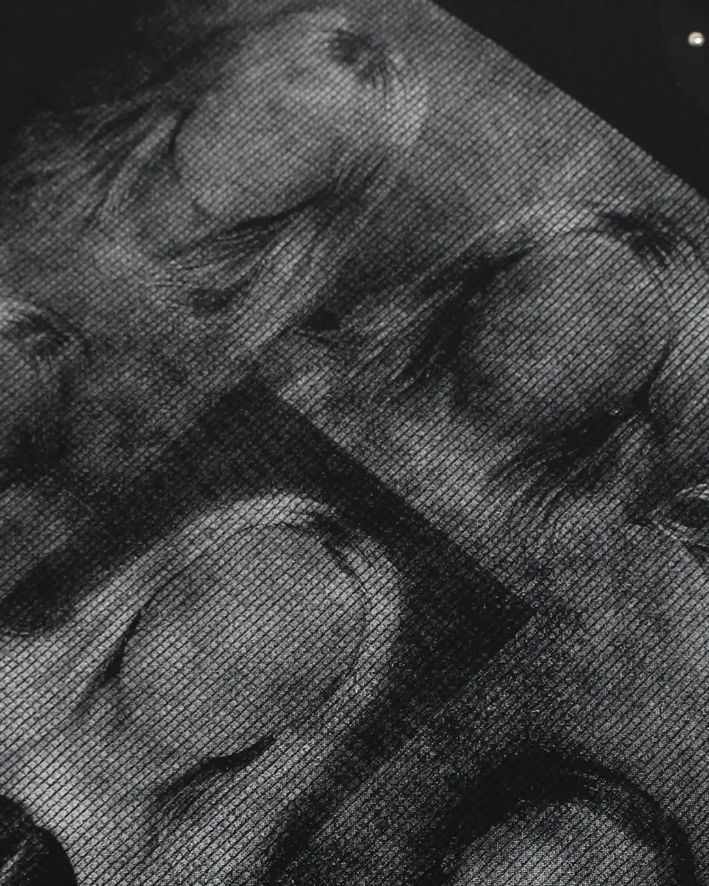 Portrait Graphic Waffle Boxy T-Shirt | Inflation Streetwear