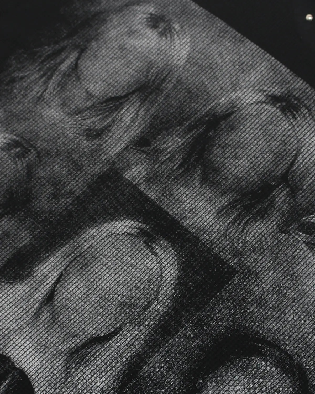 Portrait Graphic Waffle Boxy T-Shirt | Inflation Streetwear