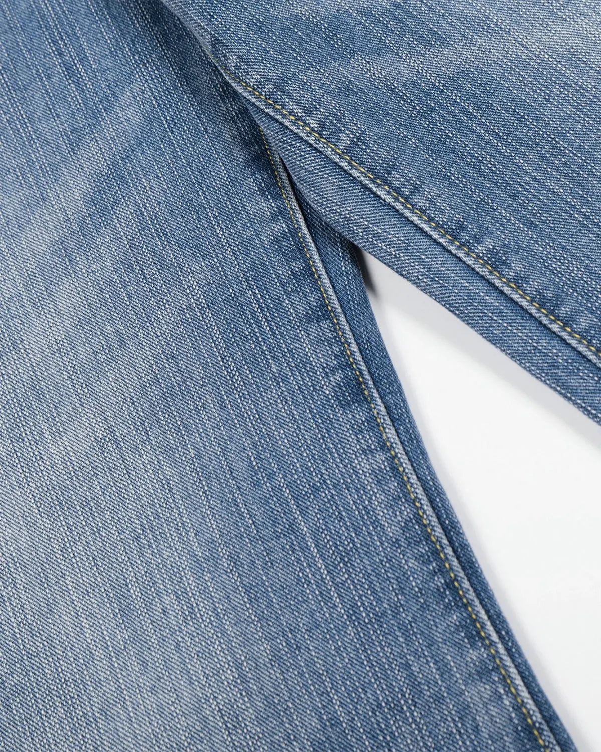 Cinch Back Washed Bamboo Weave Baggy Jeans | Inflation Streetwear