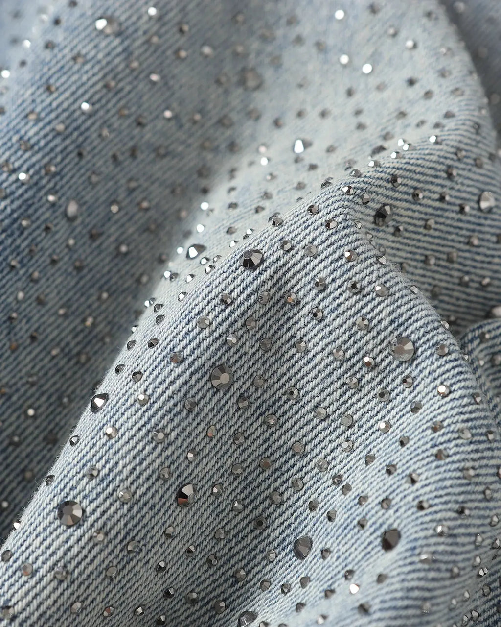 Rhinestone Baggy Barrel Jeans | Inflation Streetwear