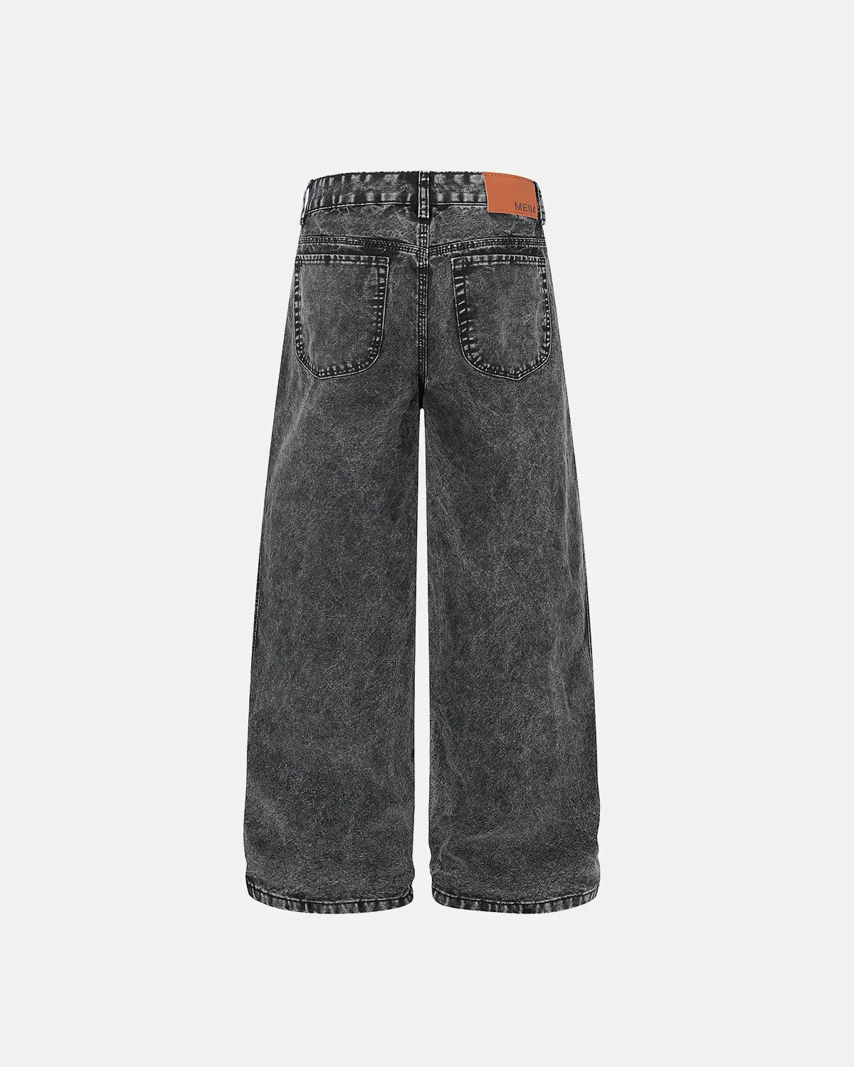 Deconstructed Distressed Barrel Jeans | Inflation Streetwear
