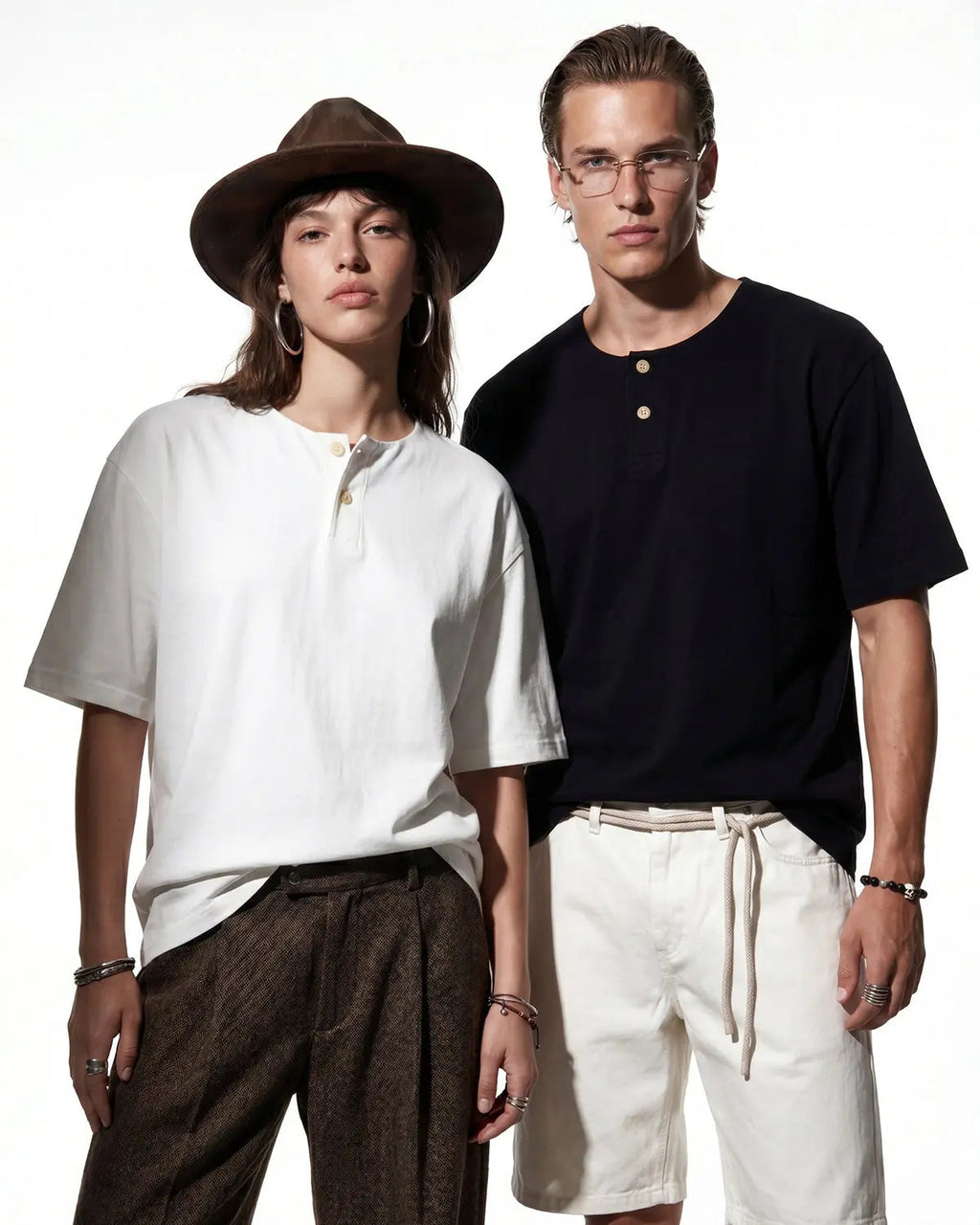 Old Money Henley Collar T-Shirt | Inflation Streetwear