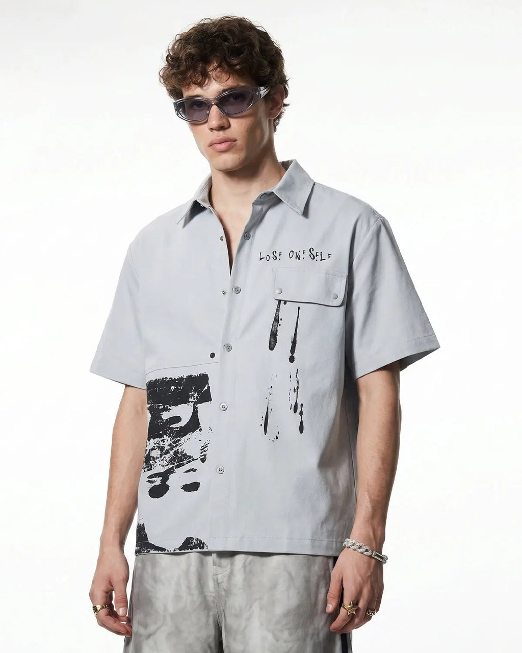 Abstract Graphic Printing Shirts | Inflation Streetwear