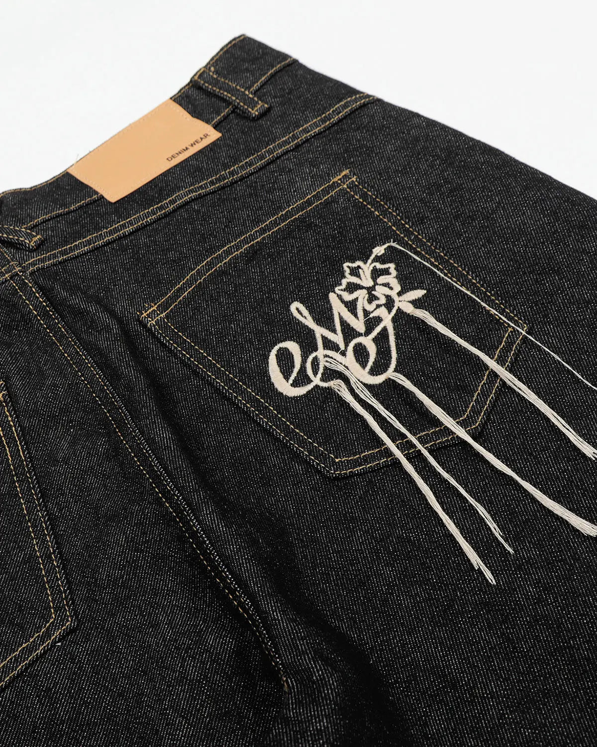Deconstructed Raw Denim Jorts | Inflation Streetwear