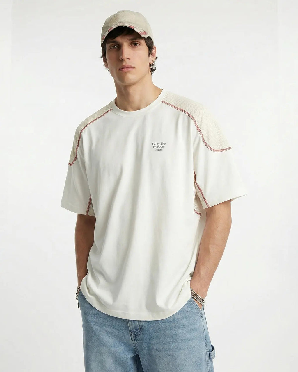 AirFlow Contrast Panel Breathable Tee | Inflation Streetwear