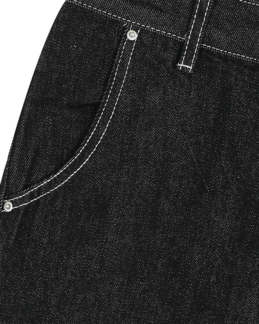 Contrast Stitching Raw Cargo Jorts | Inflation Streetwear