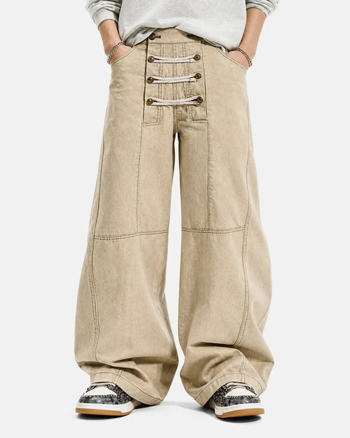 Braided Rope Barrel Pants | Inflation Streetwear