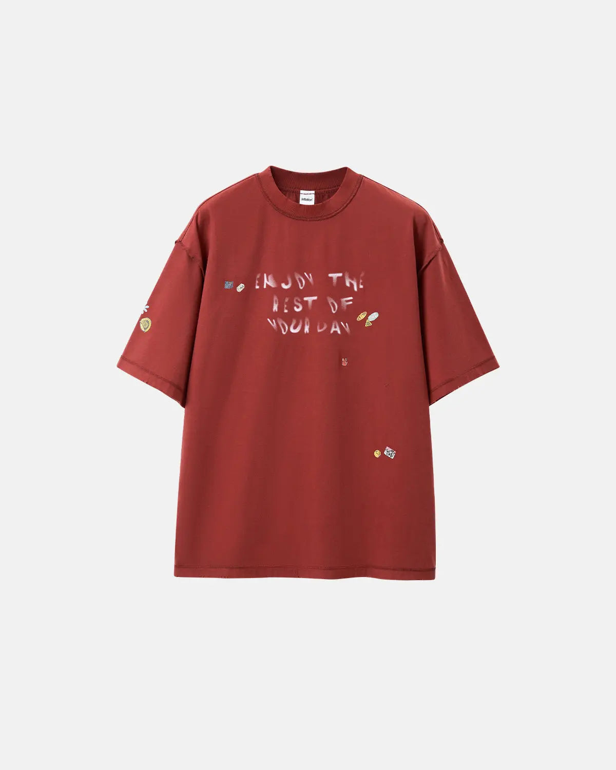Vintage Sticker Graphic Oversized T-Shirt | Inflation Streetwear