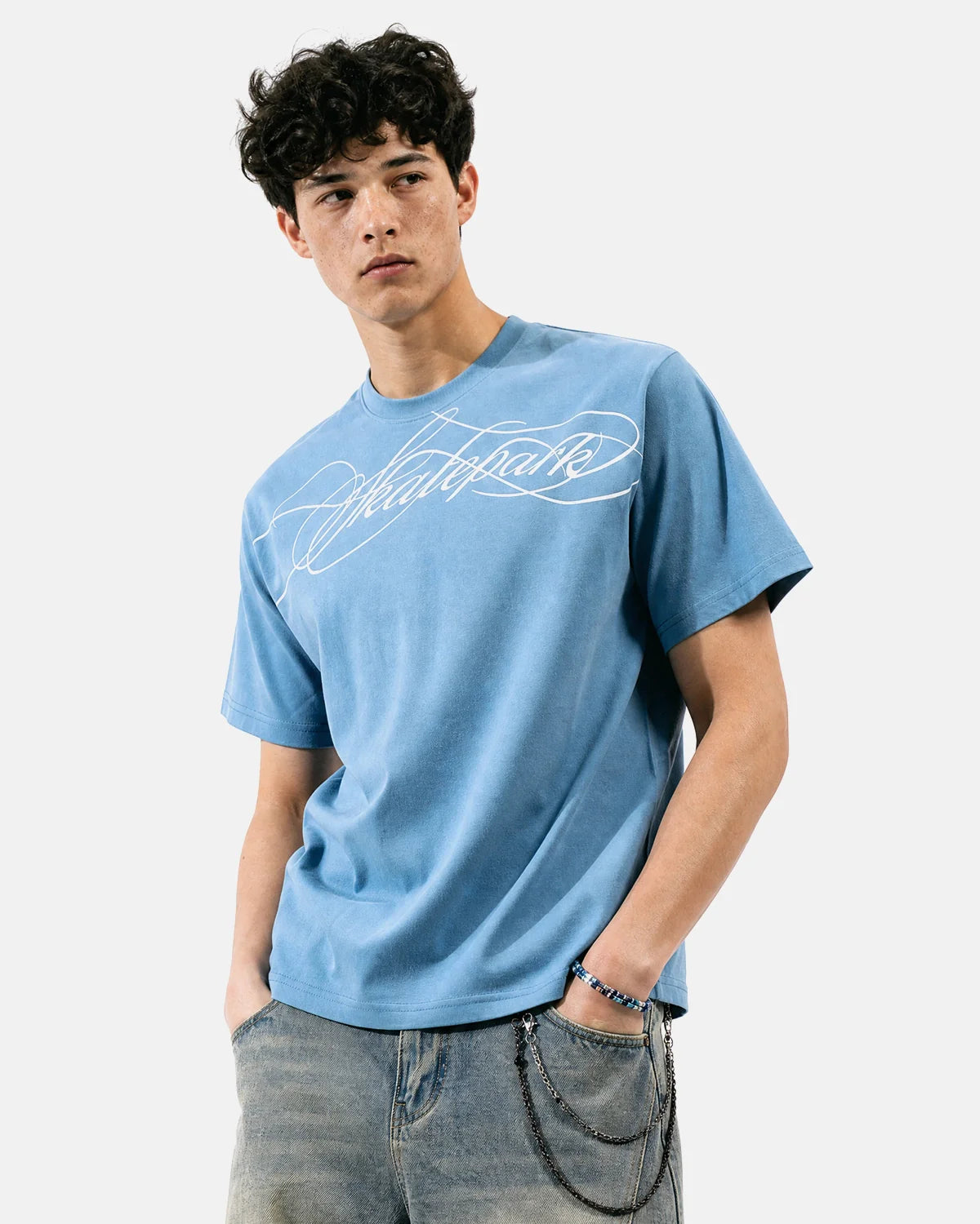 Monkey Wash Script Graphic Baby Tee | Inflation Streetwear