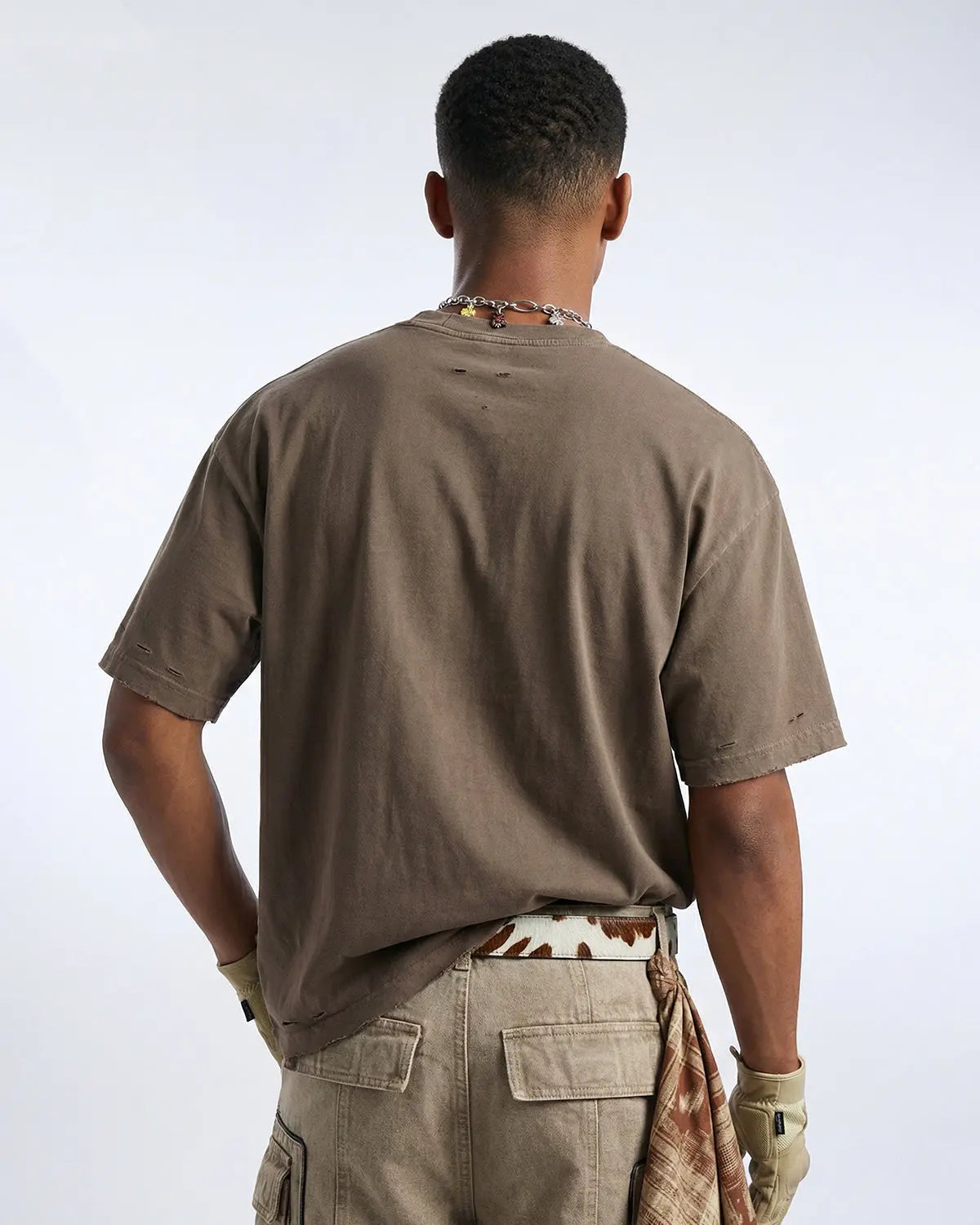 Ripped Distressed Washed Oversized T-Shirt | Inflation Streetwear