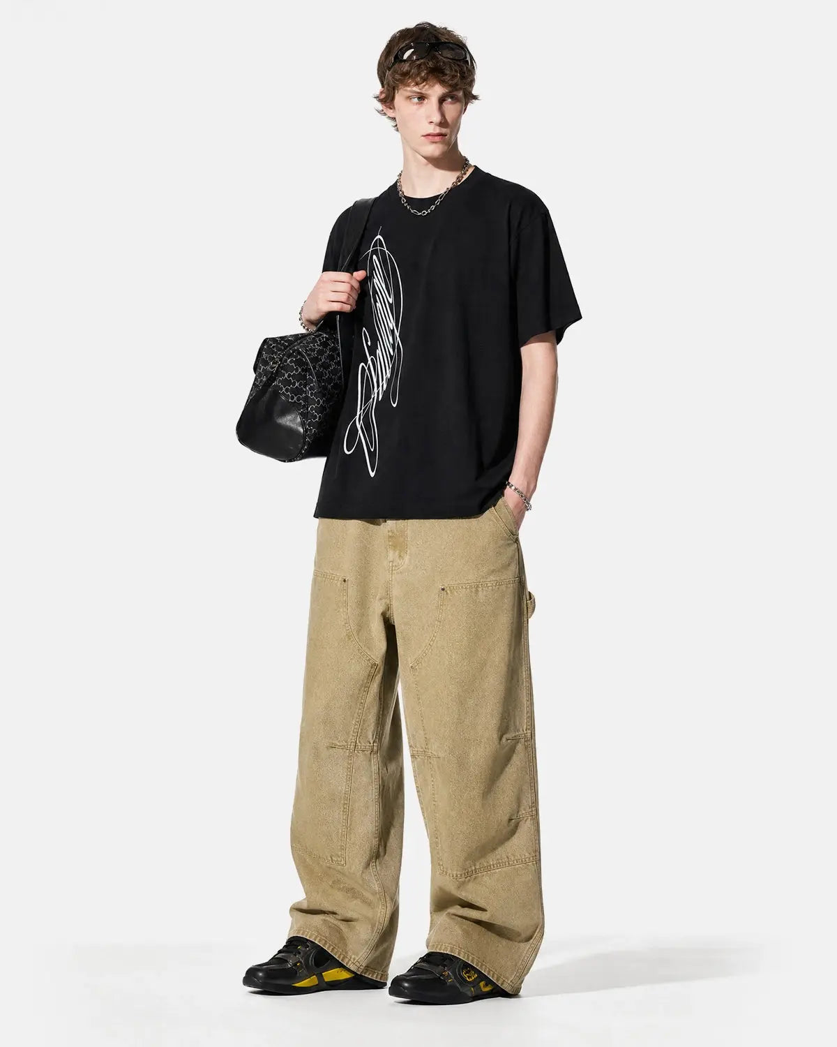 Script Graphic Oversized T-Shirt | Inflation Streetwear
