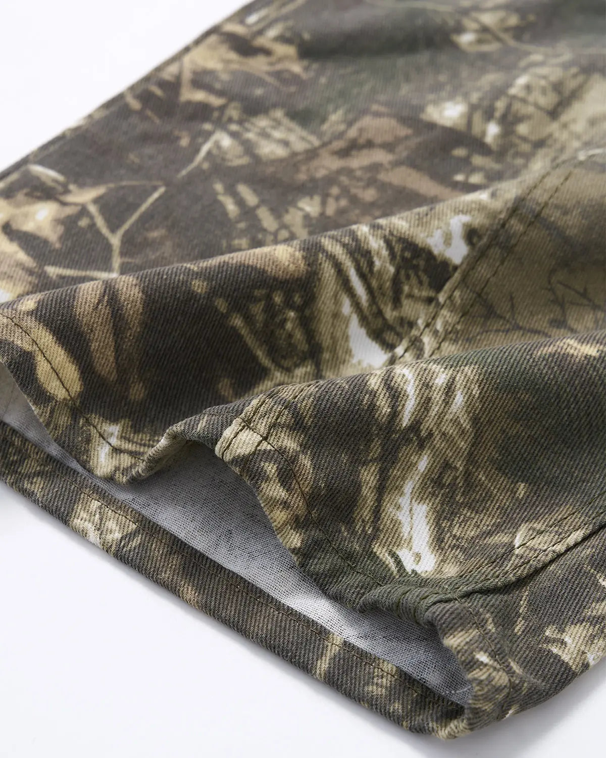Pink Embroidered Camo Baggy Pants | Inflation Streetwear